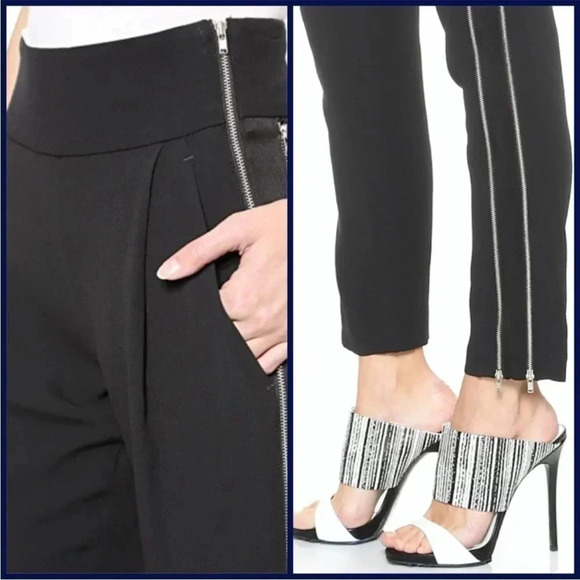 A.L.C blue Smith zipper trousers - Picture 2 of 10